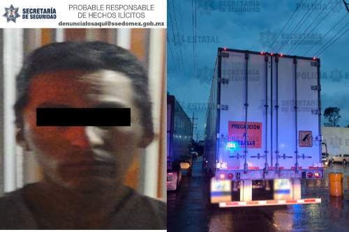 Video: Atrapan en la Toluca-Atlacomulco, a hombre con caja seca robada en Chalco